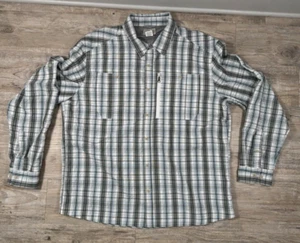LL BEAN Vented Fishing Shirt Multi Size XL Reg Button Up Long Sleeve Sun Shirt - Picture 1 of 8
