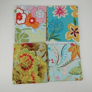 4 Fat Quarters Bold Colors  - Var. Designers FQ 18 x 22 Cotton Quilting Fabric - Picture 1 of 8