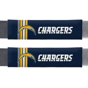 NFL Los Angeles Chargers Team Football Padded Seat Belt Covers (2 Per Pack) - Picture 1 of 1
