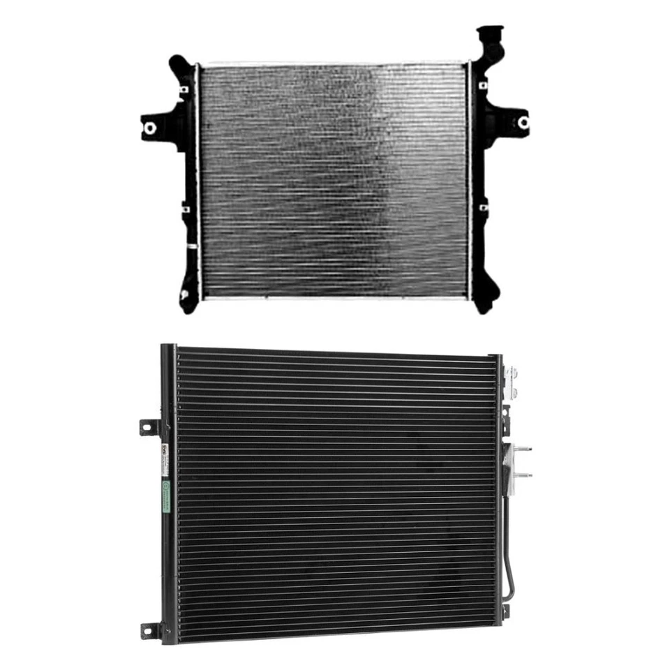 For Jeep Grand Cherokee 2005-2009 TYC BNDL-474290 Radiator & Condenser Kit Foto 1 de 1