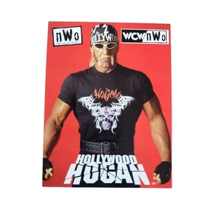 Hollywood Hulk Hogan WCW vs nWo WOW Wrestling Pop Up Card 1998 WWE - Picture 1 of 3