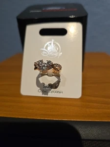 Anillo Icono Mickey Oro Rosa Colecciones Parques Disney Talla 5 Nuevo - Imagen 1 de 5