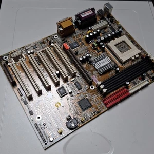 Vintage very rare SOLTEK SL-65EP2 Tualatin PGA370 with AGP PRO slot Retro - Zdjęcie 1 z 15