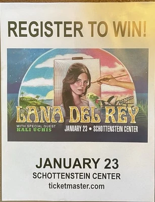 Lana Del Rey “LA To The Moon” Tour 2018 Promo Concert Flyer Schottenstein Center - Image 1 of 3