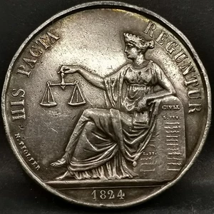 JETON ARGENT 30mm 11.96g NOTAIRES 1824 ARRONDISSEMENT DE REIMS MARNE par TIOLIER - Picture 1 of 3