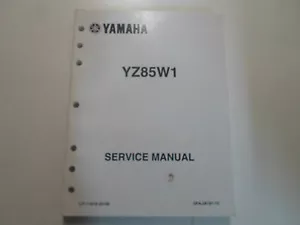 2007 Yamaha YZ85W1 YZ 85 W1 Servicio Reparación Tienda Manual LIT-11616-20-18 - Imagen 1 de 4