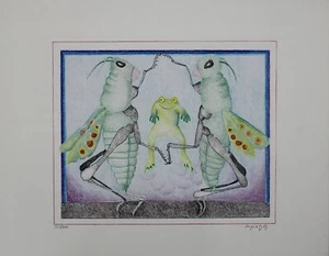 Ingrid Jörg/ Litografía/firmada a mano/de 1979/300 ejemplares/1 - Imagen 1 de 1