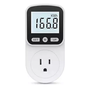 Upgraded Watt Meter Power Meter Plug Home Energy Monitor Electricity Usage Usage - Picture 1 of 12
