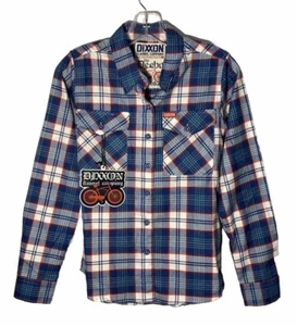 Dixxon Flannel Women S -THE DEEBO What Bike-Lmt Edition Shirt-Blue Tartan-NWT - Picture 1 of 6