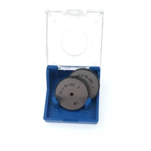 Medidor de anillo de rosca UNC 2-56 UNC 2A calibre de anillo de rosca GO NOGO 1 juego - Imagen 1 de 3