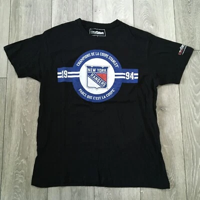 New York Rangers Shirt Mens Large Black NHL Coors Light Hockey USA American - Image 1 of 4