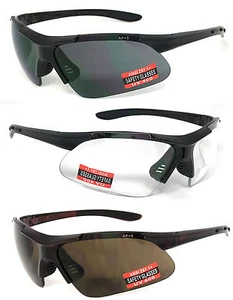 INNER BIFOCAL SAFETY READING SUNGLASSES GLASSES SUN READER UV400 Z87.1+ RE95 - Picture 1 of 18