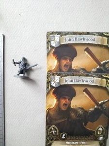 JOHN HAWKWOOD MINI+FR+ENG CARDS/15MM/TIME OF LEGENDS JOAN OF ARC M453 - Imagen 1 de 1
