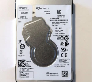 Seagate ST500LM034 2GH17A-031 WU China FW:1001 (WN94) 2.5" 500gb Sata 31JAN2021 - Picture 1 of 1