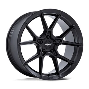 20x10.5 +40 Rotiform KPR RC199 5x120 Satin Black Wheels (Set of 4) - Picture 1 of 3
