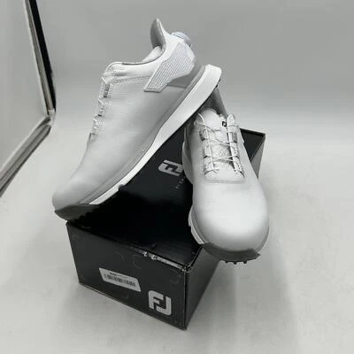 Zapatos de golf FootJoy 98198 para mujer Pro/SLX Boa, blancos/grises, talla 9 M Foto 1 de 4