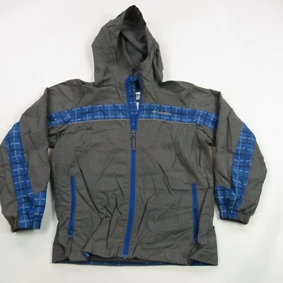 Chaqueta Columbia Niños Mediana 10/12 Manga Larga Cremallera Completa Bolsillos Con Capucha Foto 1 de 4