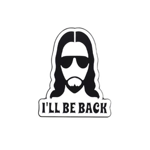 I'll Be Back Jesus Enamel Pin | Christian Collar Pin | Brooch Accessory - Picture 1 of 4