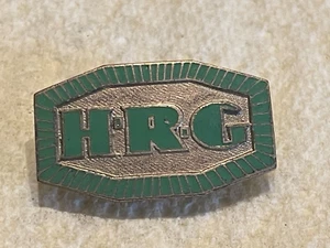 RARE HRG CARS ENAMEL MEMBERS LAPEL BADGE BY COLINS LONDON HORSE SHOE FIXING VSCC - Picture 1 of 4