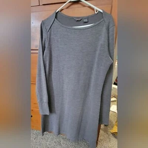 Merrell Kleid Größe L grau langarm neutral Herbst Winter - Bild 1 von 4