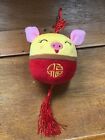 Gently Used Small Plush Asian Year of the Pig Stuffed Animal Back Pack Hanger – 