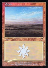 MTG - 7th Edition - Plains #342 - Foil - Various conditions