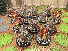 13 Figure Dwarven Forgemage Sorcery Mage Knight Lot D&D, Pathfinder, RPG,Clix