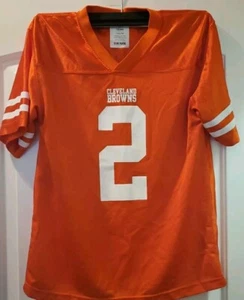 Johnny Manziel Jersey Youth Large (14-16) Cleveland Browns #2 NFL Team Apparel - Picture 1 of 7