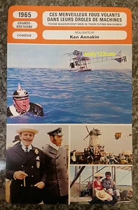 UK Comedy Those Magnificent Men in their Flying Machines French Film Trade Card - Picture 1 of 1