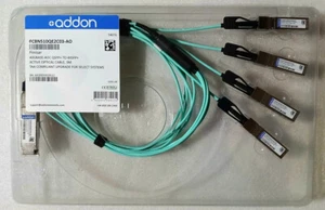 Finisar - Addon FCBN510QE2C03 40GbE QSFP+ to 4x 10GbE SFP+ 3m AOC DAC - Zdjęcie 1 z 1