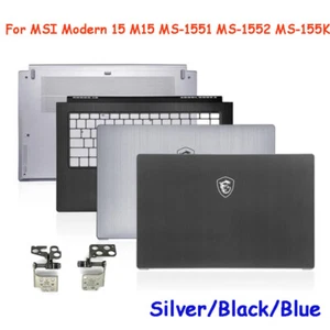 coque arrière bazel appuietête inférieure Pour MSI Modern15 MS-1551 1552 155K - Photo 1/24