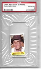 1964 Bazooka Stamps Rich Rollins Minnesota Twins      PSA 8   Highest Graded 1/1