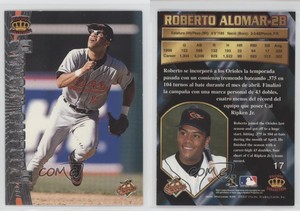 1997 Pacific Crown Collection Silver Roberto Alomar #17 HOF
