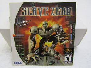 Authentic Instruction Manual Only Slave Zero for Sega Dreamcast - Picture 1 of 3