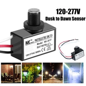 120-277V Dusk to Dawn Sensor Photoelectric Switch Light Photocell Sensor Switch - Picture 1 of 12