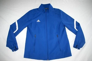 Adidas Wind Rain Jacket Lined Women M NEW Blue Windbreaker - Picture 1 of 3