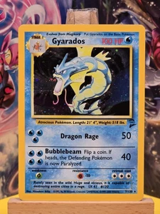 Gyarados - 7/130 - Pokemon Base Set 2 Holo Rare Card NICE CARD - Picture 1 of 11