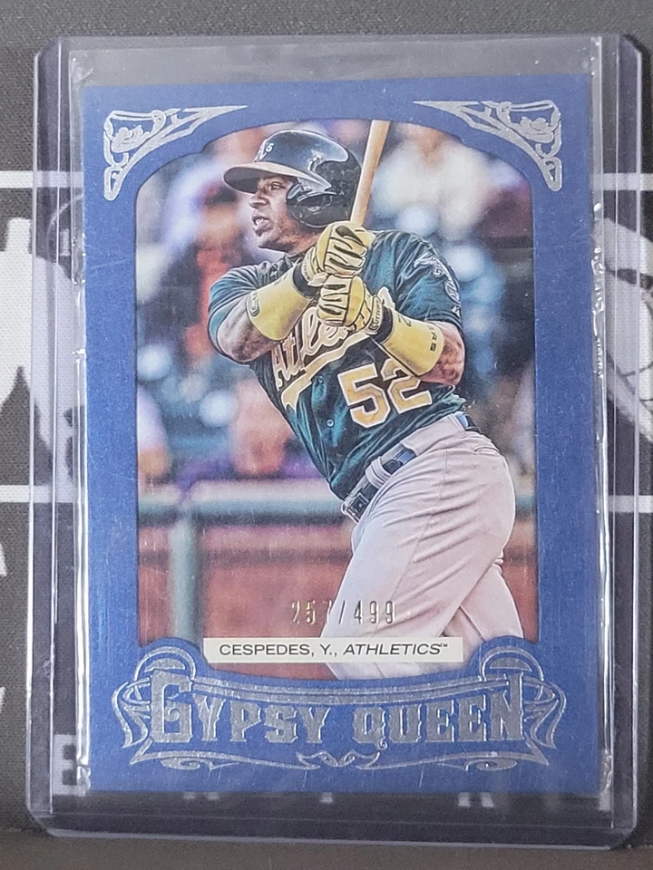 Yoenis Cespedes 2014 Topps Gypsy Queen Blue Frame /499 #56 - Image 1 of 1