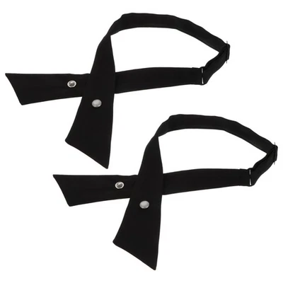  2 PCS Travel Organizer Kids Bow Tie Self Adjustable Necktie Girl - Image 1 of 4