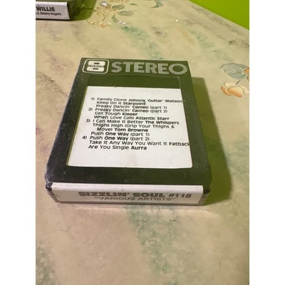 Sizzlin Soul #118 Various Artists 8 Track Tape Retro Music Collectible - Image 1 of 3