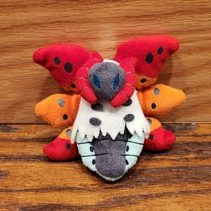 Meine Pokemon Sammlung Volcarona Banpresto Schlüsselanhänger Maskottchen Plüsch 2013 Puppe Japan - Bild 1 von 8