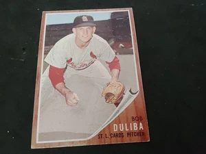 1962 Topps #149 Bob Duliba St. Louis Cardinals Baseball Card VG - Picture 1 of 2