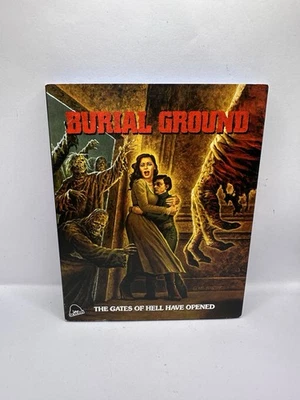 Andrea Bianchi BURIAL GROUND Severin ALL REGION BLU RAY w/slipcover ZOMBIES 1980 - Image 1 of 3