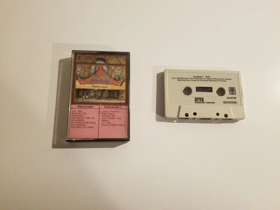 Styx  Paradise Theater - Cassette Tape  - Image 1 of 1
