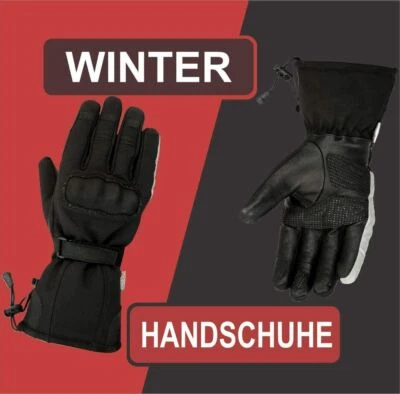 Herren Winter Motorrad Handschuhe Biker Motorrad Roller Handschuhe Wasserdicht - Bild 1 von 2