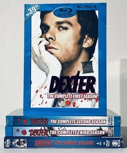 Dexter Season 1-4 Blu-Ray DVD Region All 1 2 3 4 TV Series - Please Read - Picture 1 of 4