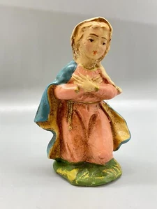 Vintage Fontanini Mary Mother of Jesus Nativity Scene Figurine Italy 3” - Picture 1 of 7