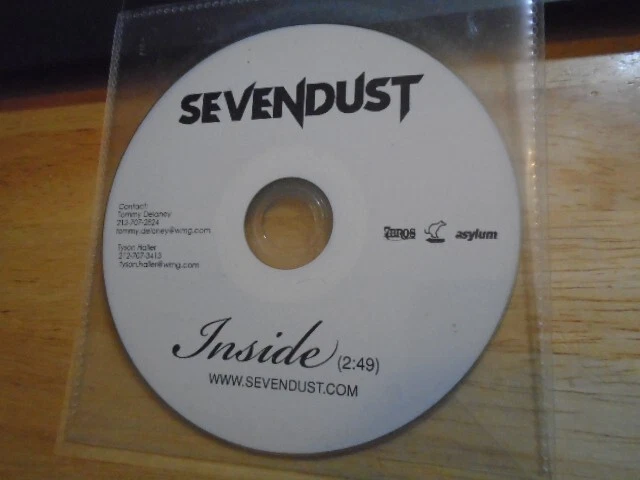 RARE PROMO Sevendust DEMO CD single Inside 2008 unreleased demo version Snot ! - Image 1 of 1