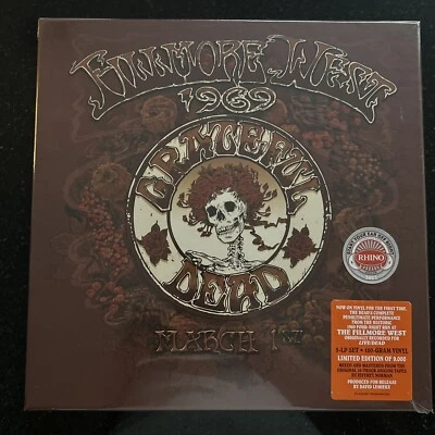 Fillmore West by Grateful Dead Live San Francisco March Vinyl NEW SEALED 3LP Set - Image 1 of 3
