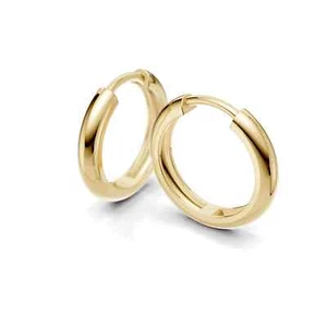 Elegante Runde Creolen Ohrringe aus Gelb-, Weiß-, Roségold in 8K/14K/18K PARGOLD - Bild 1 von 10